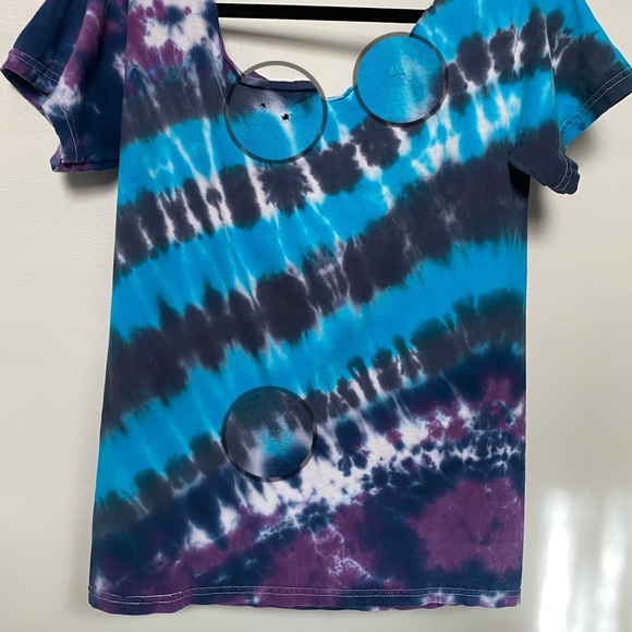 Distressed Tye Dye T-Shirt NEEDS SOME LOVE! - Picture 12 of 15